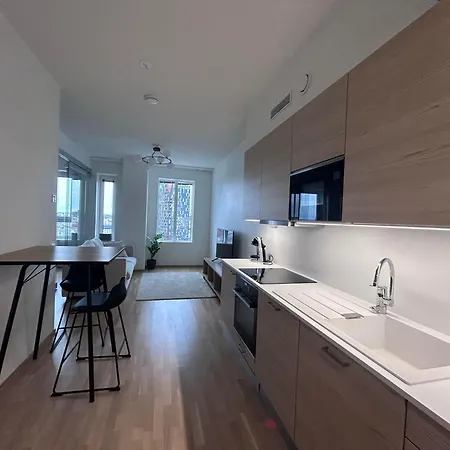 Apartmán Upouusi Luksusasunto! / Areena / Juna-asema /4hloe Tampere